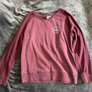 VANS maroon crewneck sweatshirt